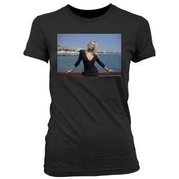 Adriana Karembeu Women's Junior Cut Crewneck T-Shirt