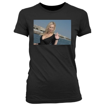 Adriana Karembeu Women's Junior Cut Crewneck T-Shirt