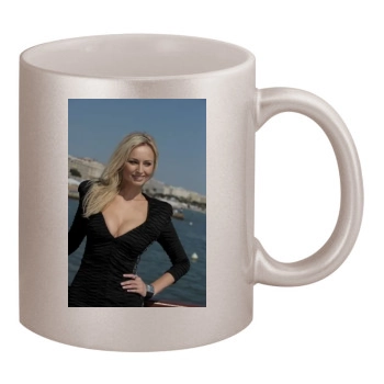 Adriana Karembeu 11oz Metallic Silver Mug