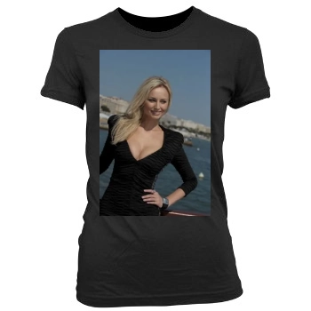 Adriana Karembeu Women's Junior Cut Crewneck T-Shirt