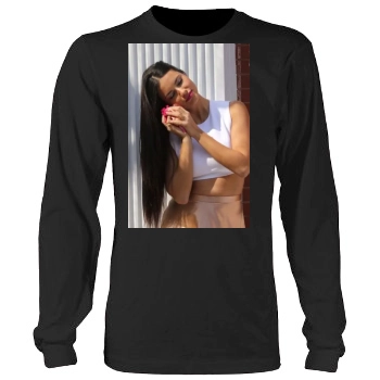 Adriana Lima Men's Heavy Long Sleeve TShirt