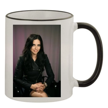 Adriana Lima 11oz Colored Rim & Handle Mug