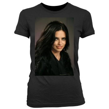 Adriana Lima Women's Junior Cut Crewneck T-Shirt