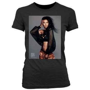 Adriana Lima Women's Junior Cut Crewneck T-Shirt