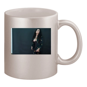 Adrianne Curry 11oz Metallic Silver Mug