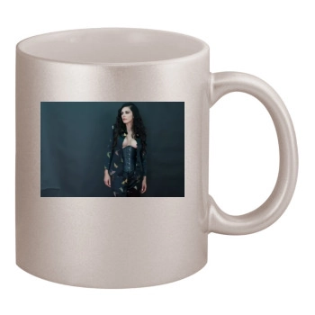 Adrianne Curry 11oz Metallic Silver Mug