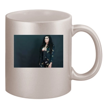 Adrianne Curry 11oz Metallic Silver Mug