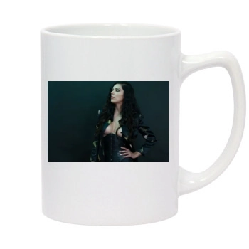 Adrianne Curry 14oz White Statesman Mug