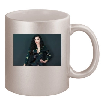 Adrianne Curry 11oz Metallic Silver Mug