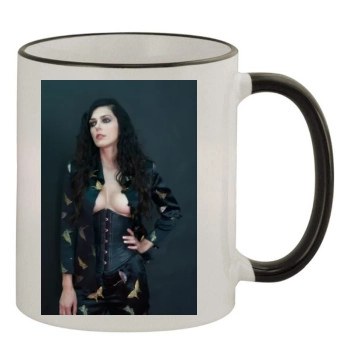 Adrianne Curry 11oz Colored Rim & Handle Mug