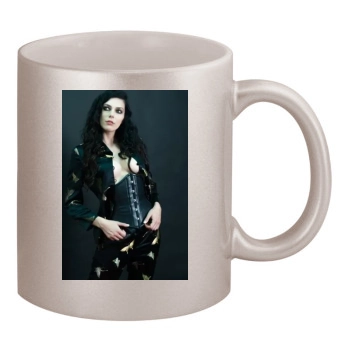 Adrianne Curry 11oz Metallic Silver Mug