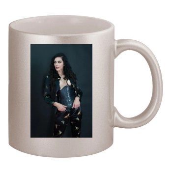 Adrianne Curry 11oz Metallic Silver Mug