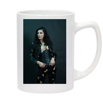 Adrianne Curry 14oz White Statesman Mug