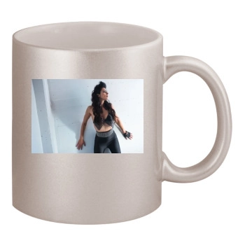 Adrianne Curry 11oz Metallic Silver Mug