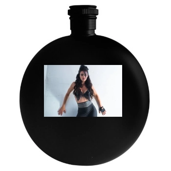 Adrianne Curry Round Flask