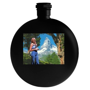 Agnetha Faltskog Round Flask