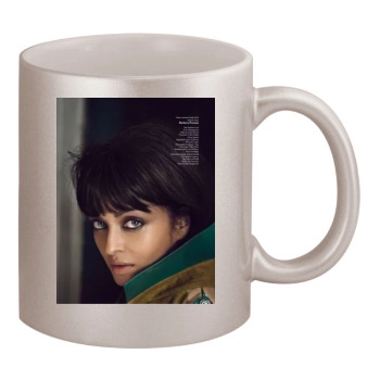 Aishwarya Rai 11oz Metallic Silver Mug