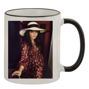 Aishwarya Rai 11oz Colored Rim & Handle Mug