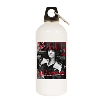 Aishwarya Rai White Water Bottle With Carabiner