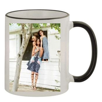 Alessandra Ambrosio 11oz Colored Rim & Handle Mug