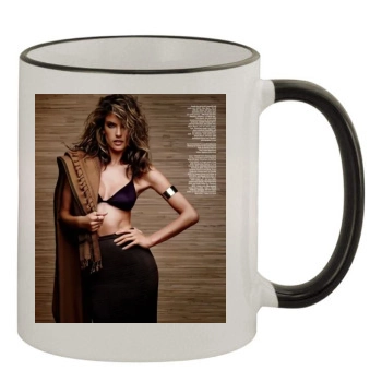 Alessandra Ambrosio 11oz Colored Rim & Handle Mug