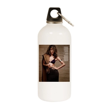 Alessandra Ambrosio White Water Bottle With Carabiner