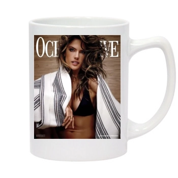 Alessandra Ambrosio 14oz White Statesman Mug