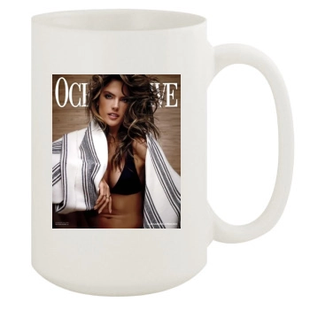 Alessandra Ambrosio 15oz White Mug