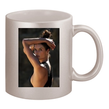 Alessandra Ambrosio 11oz Metallic Silver Mug