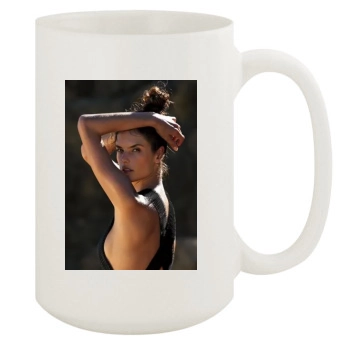 Alessandra Ambrosio 15oz White Mug