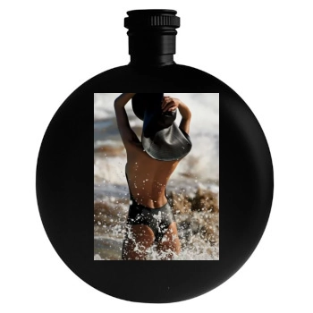 Alessandra Ambrosio Round Flask