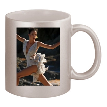 Alessandra Ambrosio 11oz Metallic Silver Mug