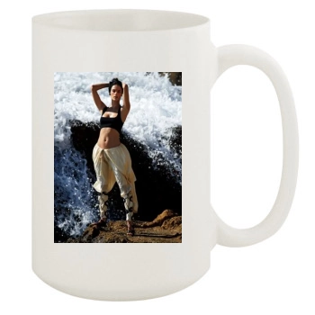 Alessandra Ambrosio 15oz White Mug