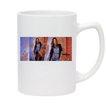 Alessandra Ambrosio 14oz White Statesman Mug