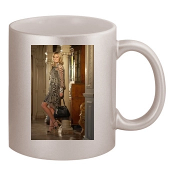 Alex Curran 11oz Metallic Silver Mug