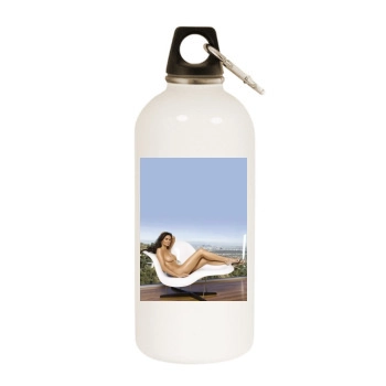 Alexandra Kamp White Water Bottle With Carabiner