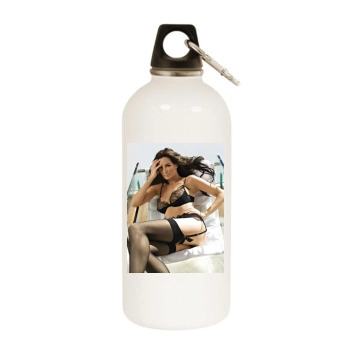 Alexandra Kamp White Water Bottle With Carabiner