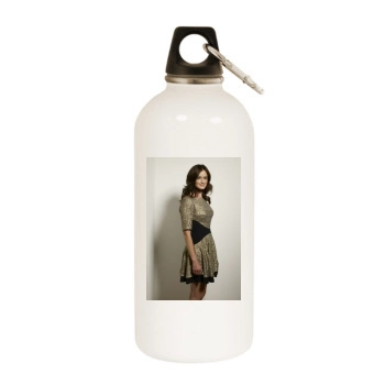 Alexis Bledel White Water Bottle With Carabiner