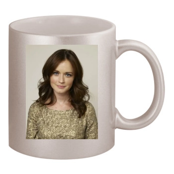 Alexis Bledel 11oz Metallic Silver Mug