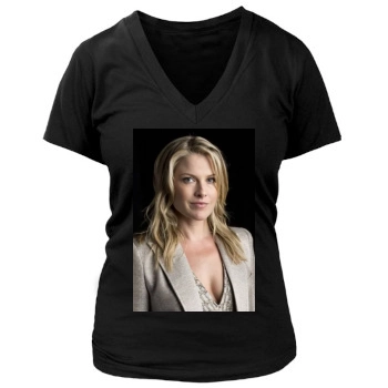 Ali Larter Women's Deep V-Neck TShirt