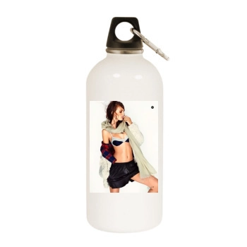 Ali Stephens White Water Bottle With Carabiner