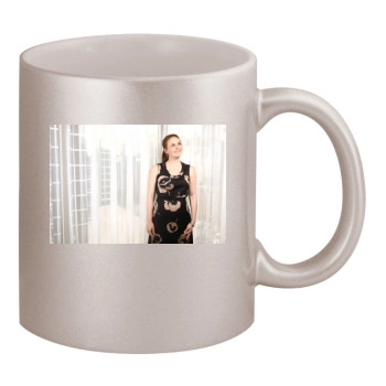 Alicia Silverstone 11oz Metallic Silver Mug