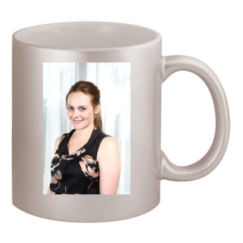 Alicia Silverstone 11oz Metallic Silver Mug