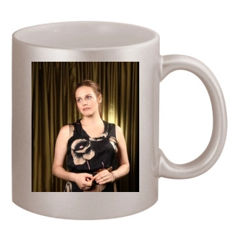 Alicia Silverstone 11oz Metallic Silver Mug