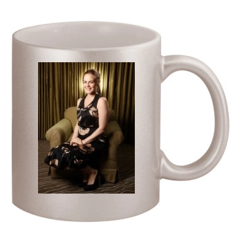 Alicia Silverstone 11oz Metallic Silver Mug