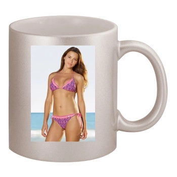 Alina Vacariu 11oz Metallic Silver Mug