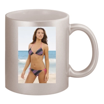 Alina Vacariu 11oz Metallic Silver Mug