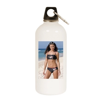 Alina Vacariu White Water Bottle With Carabiner