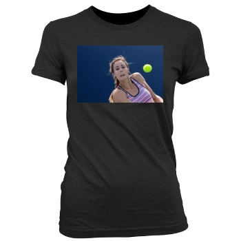 Alize Cornet Women's Junior Cut Crewneck T-Shirt