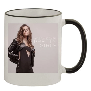 Alyson Stoner 11oz Colored Rim & Handle Mug